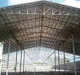 Навіс промисловий із профільованого листа для виробництва або складу, фото 8