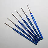 Гачок для в'язання з пластмасовою ручкою, Франциско - 4,5мм, довжина - 14 см, фото 2