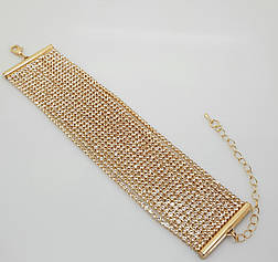 Браслет з камінням, широкий (16)