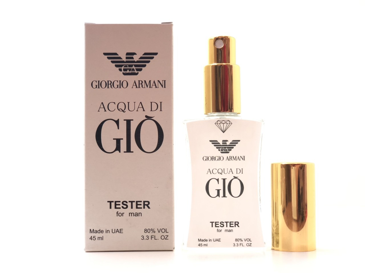 Чоловічий парфум Giorgio Armani Acqua di Gio Pour Homme (Джорджіо Армані Аква Ді Джіо) Diamond 45 мл - репліка