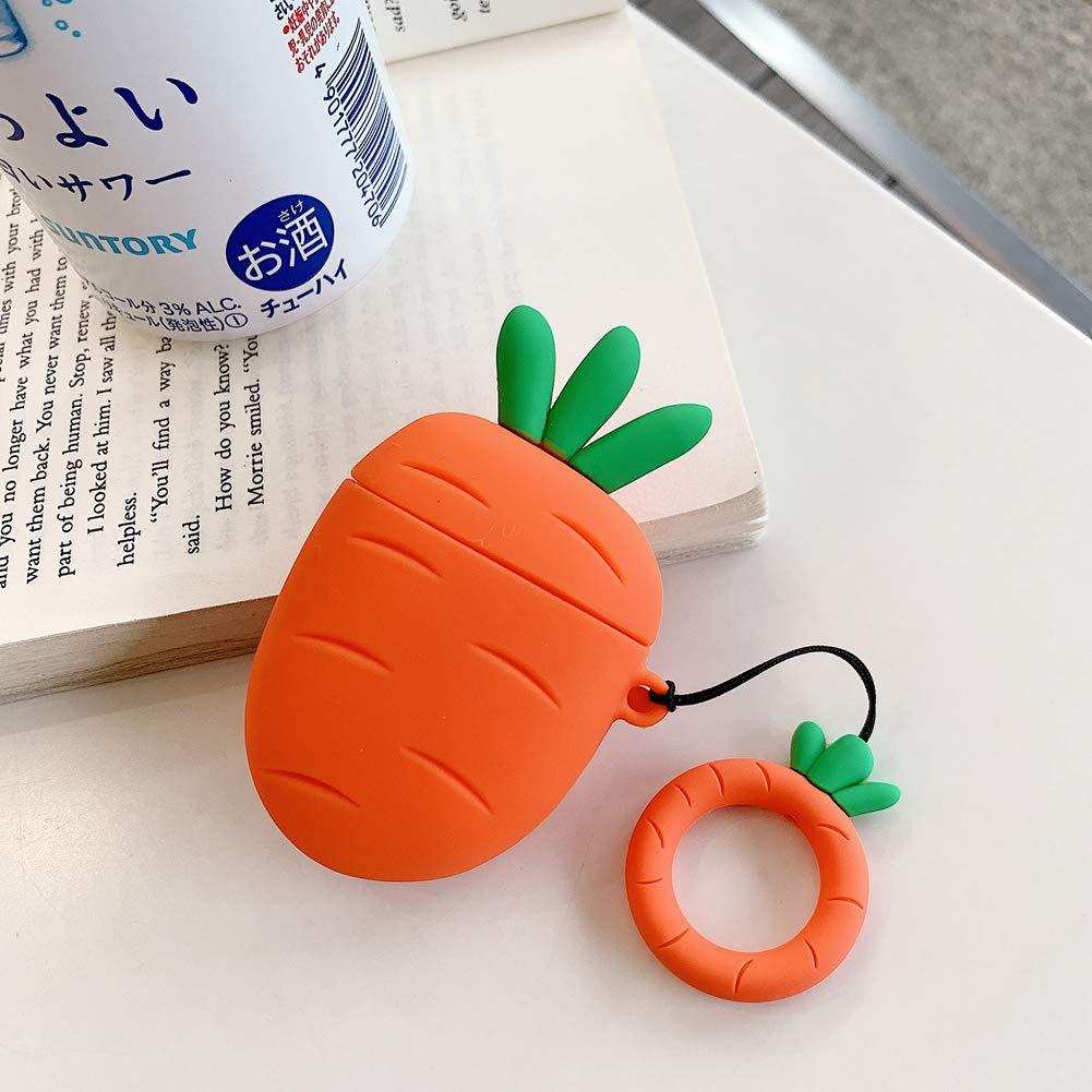 Чехол для наушников Apple AirPods Alitek Carrot + держатель на палец - фото 4 - id-p1004723553