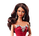 Лялька Барбі Колекційна Святкова 2015 брюнетка Barbie Collector Holiday CHR78, фото 2