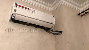 Установка кондиционера LG на стадии ремонта - самое разумное решение, так как можно скрыть фреоновую магистраль