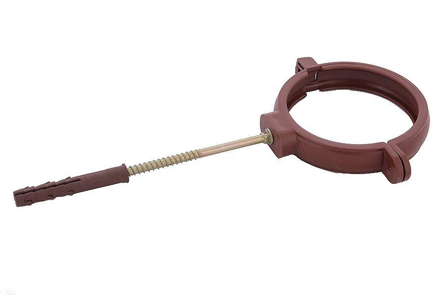 Держак труби Profil пласт. L100 130 коричневий, фото 1