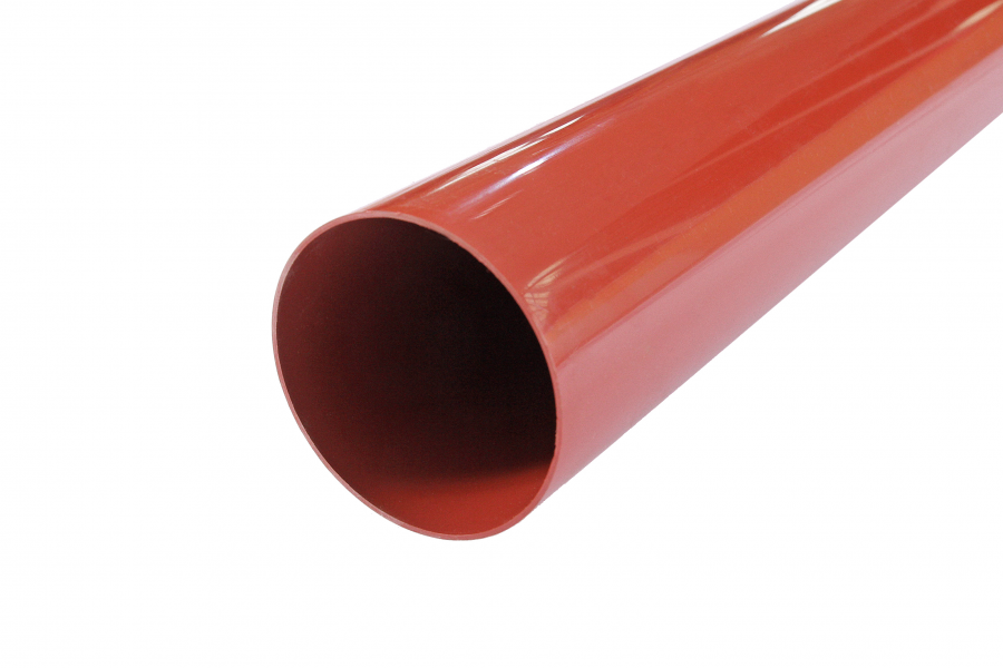 Труба водостічна Profil 75 цегляна 3м, фото 1