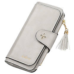 Жіночий гаманець Baellerry N2341 Grey, портмоне колір сірий. Оригінал