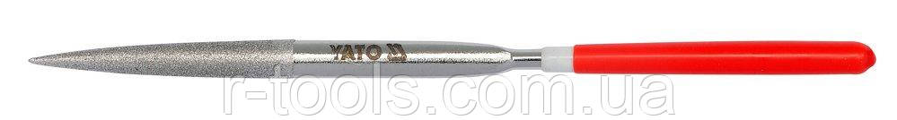 Надфіль алмазний напівкруглий 4х160/50 мм Yato YT-6148