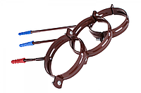 Тримач трубі Profil метал. L220 90 коричневий