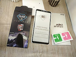 5D full glue захисне скло для Xiaomi Mi Max 3 (black) повне проклеювання