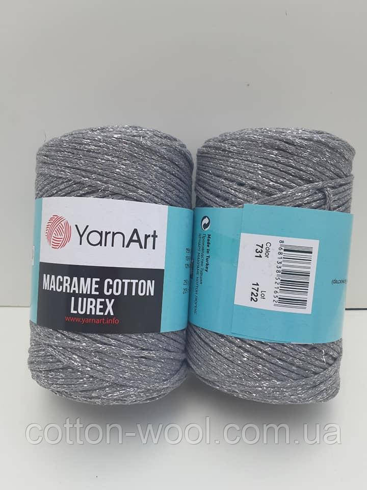 Macrame Cotton Lurex (Макраме Котон Люрекс) (85% бавовна, 15% поліестер) 731