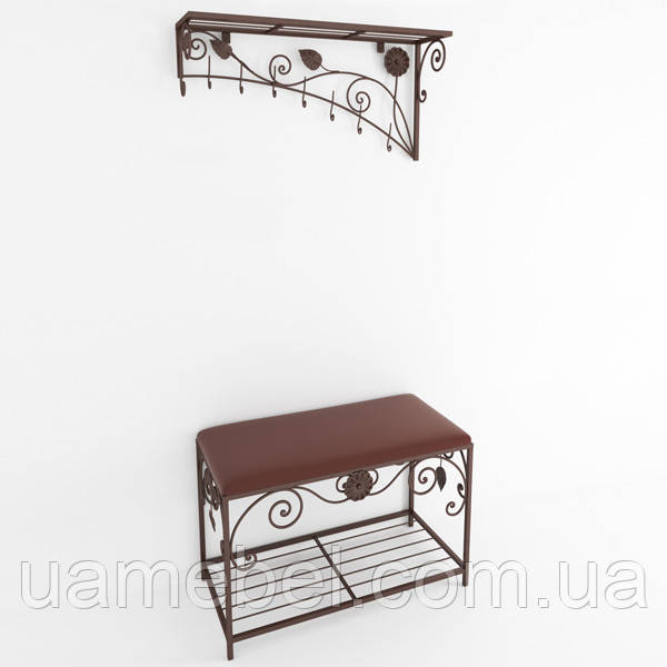 Комплект в передпокій "Річмонд" (вішалка, пуф)