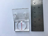 Лінза 45х31х8 мм для перекидного упора форматно-розкрійних верстатів (велика, 2 отвори), фото 9