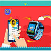 Дитячий розумний годинник Smart Baby Watch G900A з GPS, синій, фото 4