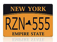 Интерьерный номерной знак New-York.