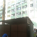 Контейнерні майданчики , огорожі для сміттєвих баків, фото 10