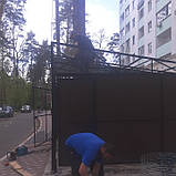 Контейнерні майданчики , огорожі для сміттєвих баків, фото 7