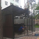 Контейнерні майданчики , огорожі для сміттєвих баків, фото 3