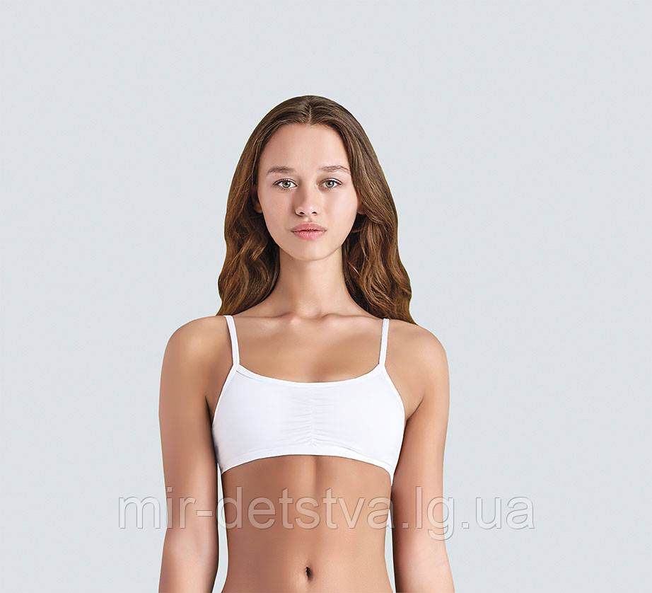 Топік для дівчинки TM Baykar, Туреччина оптом. Розмір 8 білий