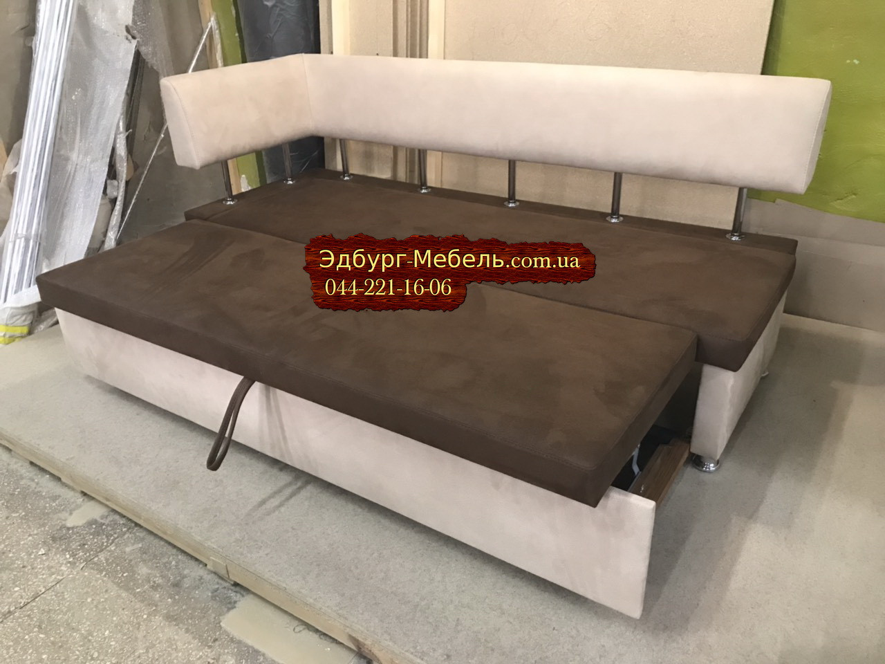 Диван для кухні Екстерн зі спальним місцем 1800х650х850 мм