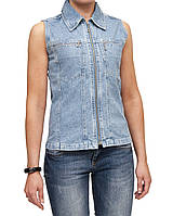 Жіночий джинсовий жилет Crown Jeans модель 008 (VNTR)
