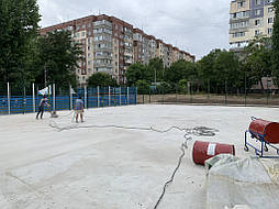 Покрытие для баскетбольной площадки г.Одесса 1