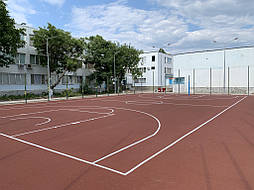 Покрытие для баскетбольной площадки г.Одесса 14