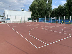 Покрытие для баскетбольной площадки г.Одесса 16