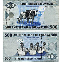 Руанда / Rwanda 500 Francs 2013 Pick 38 UNC