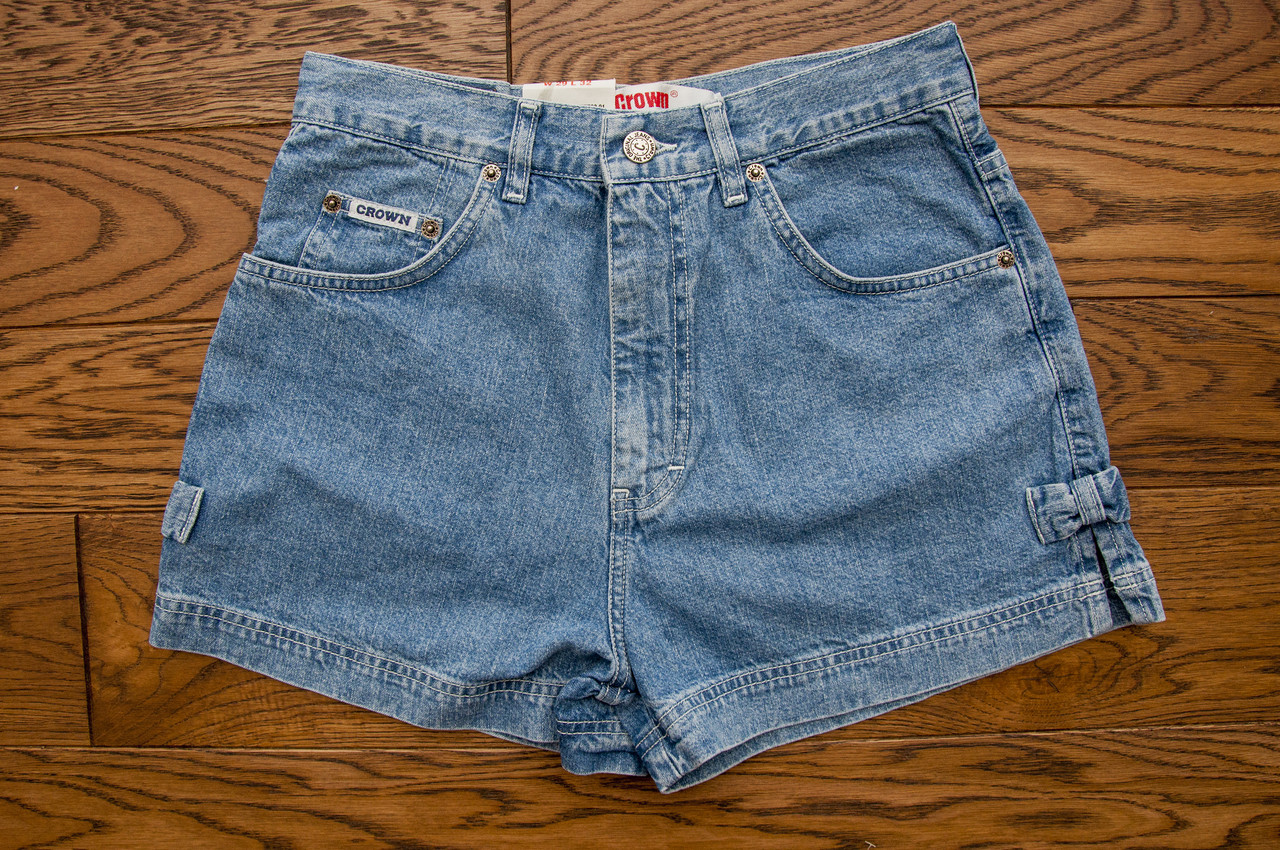 Шорти жіночі джинсові Crown Jeans модель 710 (VNTR)