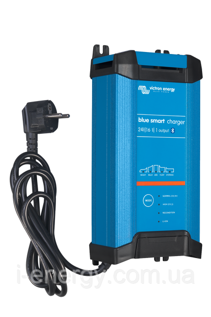 Зарядний пристрій Blue Smart IP22 Charger 24/16 (3) BPC241648002 Victron Energy 24В 16А 3 виходи