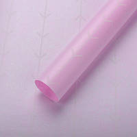 Ламинированный фетр для цветов ( 60х60 см) 20 штук (Узор , Розовый))