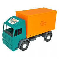 Игрушечный контейнеровоз Wader Mini truck 24 см зеленый 39687