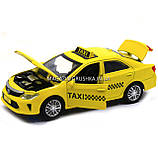 Машинка іграшкова Автопром Toyota «Taxi» (Таксі) 7843, фото 7