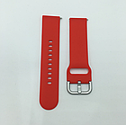 Силіконовий ремінець Sport Style Active Youth для Xiaomi Amazfit Bip / Lite / 20 мм Червоний 2101P, фото 3