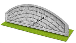 Плита єврозабору Європейська арка під цеглу