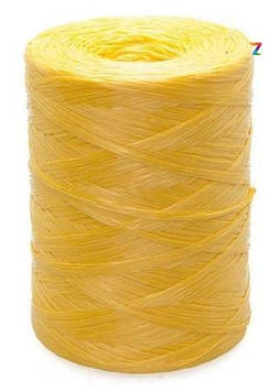 Шпагат підв'язувальний поліпропіленовий 4 кг х 4000 м — нитка — канат сенов'язальний Бірлик жовтий