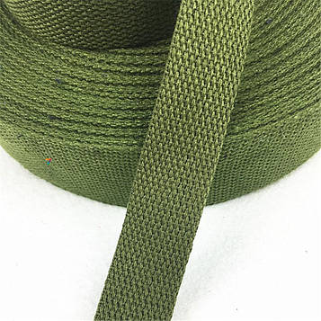 Стрічка ремінна ХБ 35 мм технічна брезентовий (стропа бавовняна вожжевая) від 50м