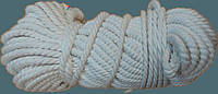 Веревка Х/Б крученая Ø 10 мм (50 метров) – Канат хлопковый «ДИЛОНГ» – Хлопчатобумажный шнур – Мотузка бавовнян