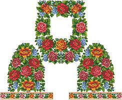 Заготовка для вишивки Сорочка жіноча Вишукана Буковинська БЖ030 Барвиста Вишиванка