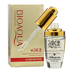 Сироватка для обличчя Bioaqua 24K Gold Skin Care в прим'ятій упаковці