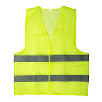 Жилет сигнальний зелений XXL (62*70см), 100 гр/м2 INTERTOOL SP-2025