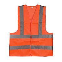 Жилет сигнальний помаранчевий XL (60*70 см), 120 г/м² INTERTOOL SP-2028