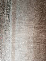 Шпалери вінілові на флізелін Marburg Loft 59321 смуги розмиті коричневі кремові золотисті