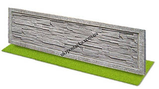 Плита єврозабору пісковик у рамці