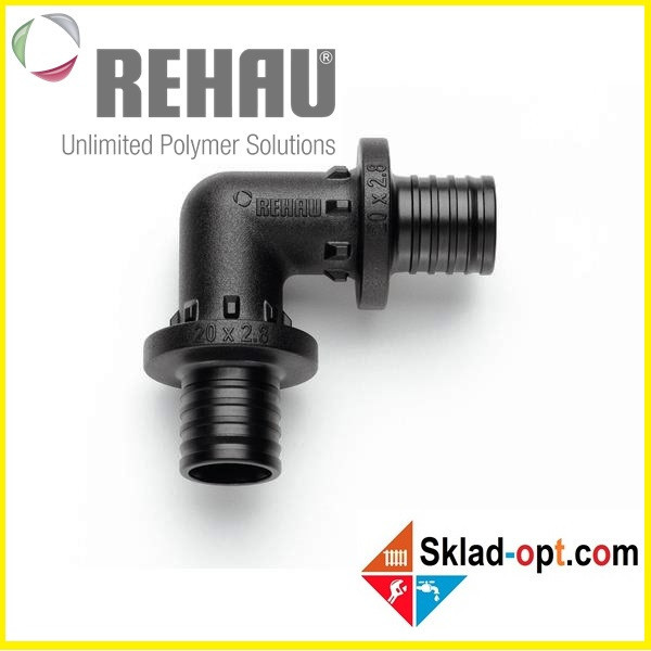 Коліно Rehau PX Ø20 - 90°, равнопроходное. 160022-001