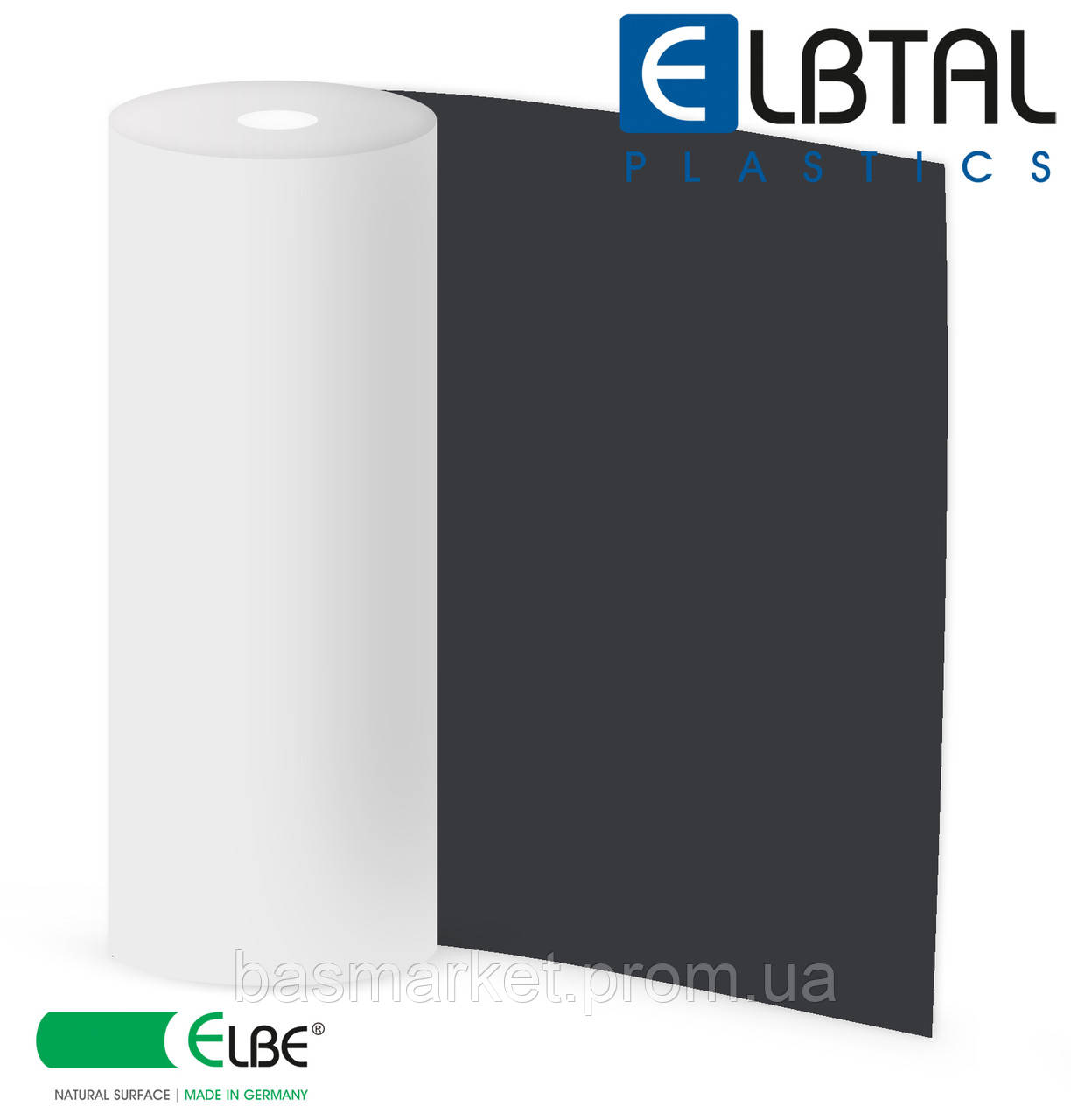 Плівка ПВХ Elbe Natural для штучних водойм, чорна, товщина: 1.0 мм, ширина 2 м WTB-2100303