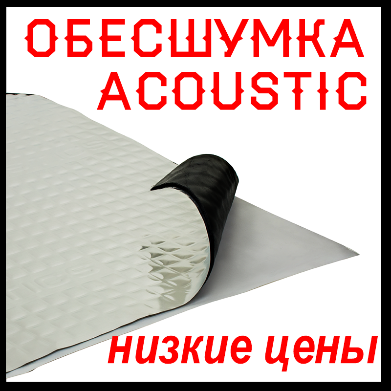 Вібропоглинальний матеріал для знеболювання автомобіля. Alumat 2,2 Acoustics.