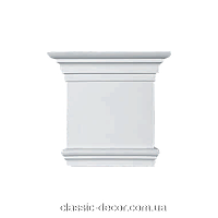 Капітель Classic Home P145-K1, ліпний декор з поліуретану.