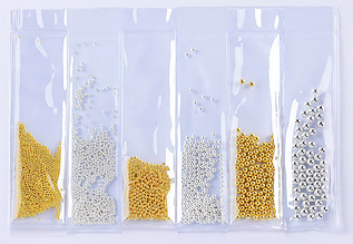 MIX металевих бульйонок 6 розмірів (золото + срібло)