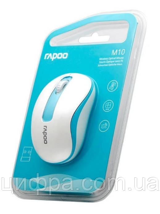 Миша Rapoo Wireless Optical M10 Blue